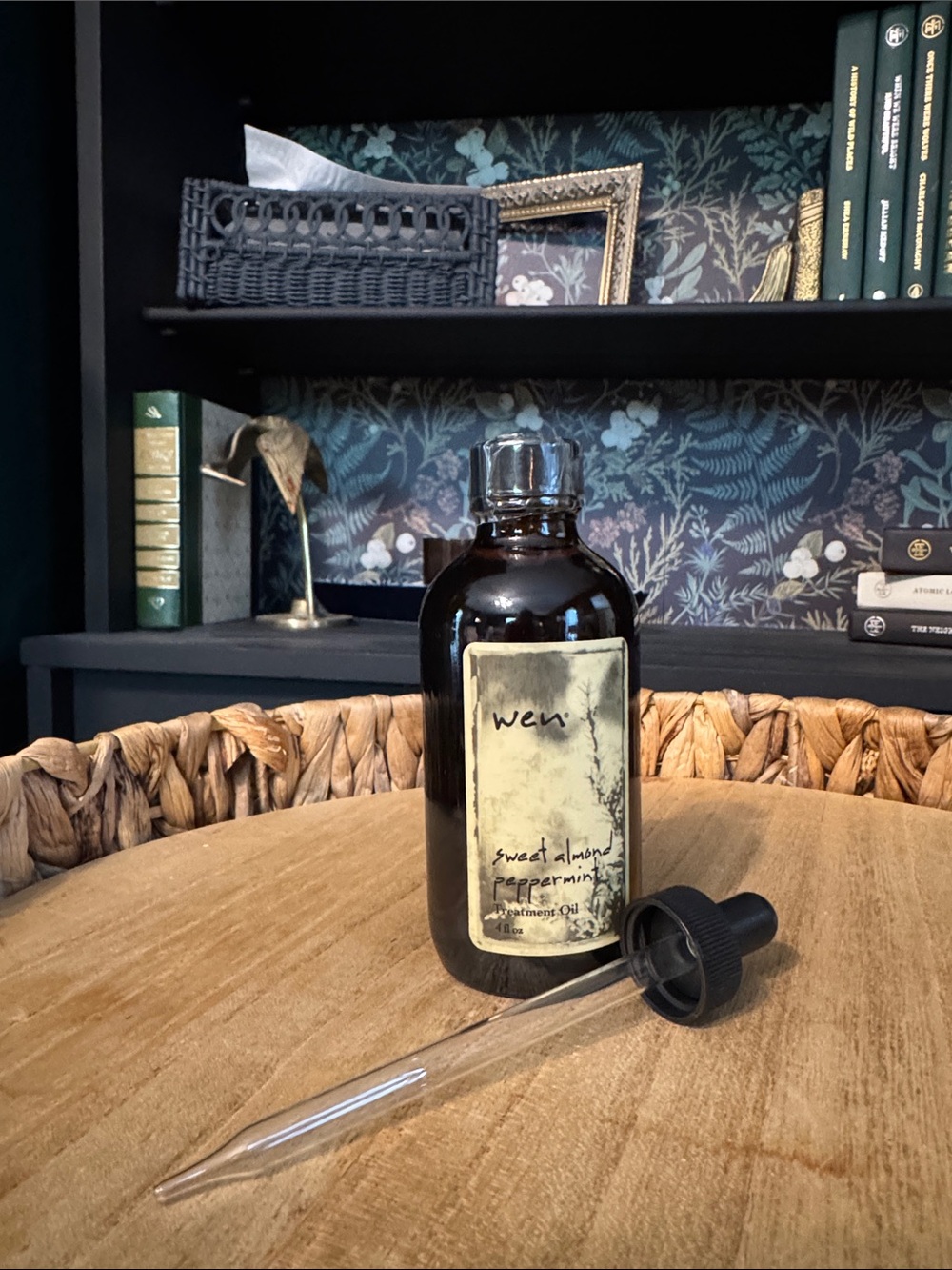 WEN Sweet Almond Peppermint Oil - Amber Bottle with Black Dropper